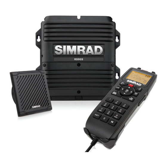 Simrad RS90S Blackbox VHF Gebruikershandleiding