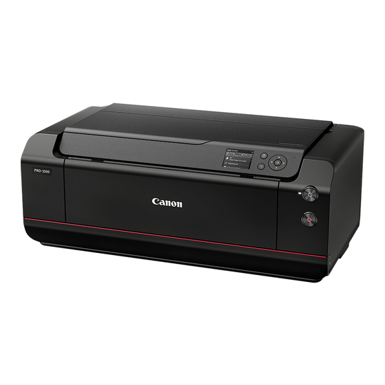 Canon PRO-1000 Series Online Handleiding