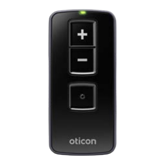 oticon RC-2A Gebruiksaanwijzing