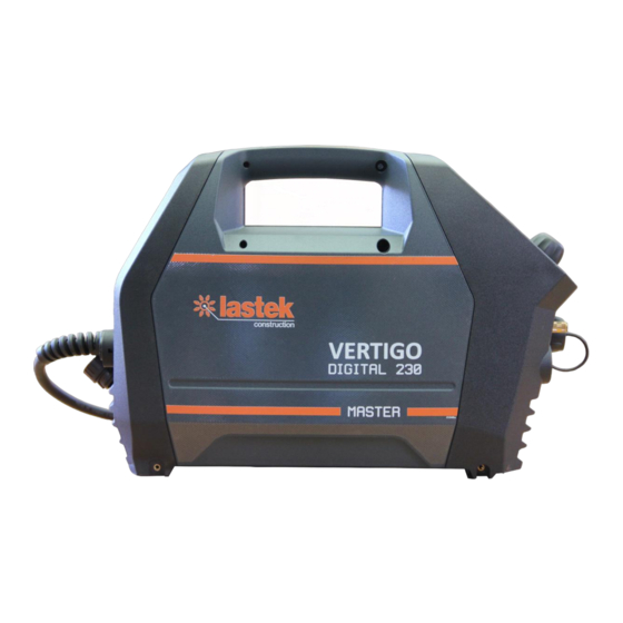 Lastek VERTIGO DIGITAL 180 DC Basic Korte Handleiding