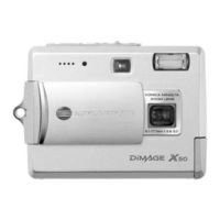 Konica Minolta DIMAGE X50 Gebruiksaanwijzing