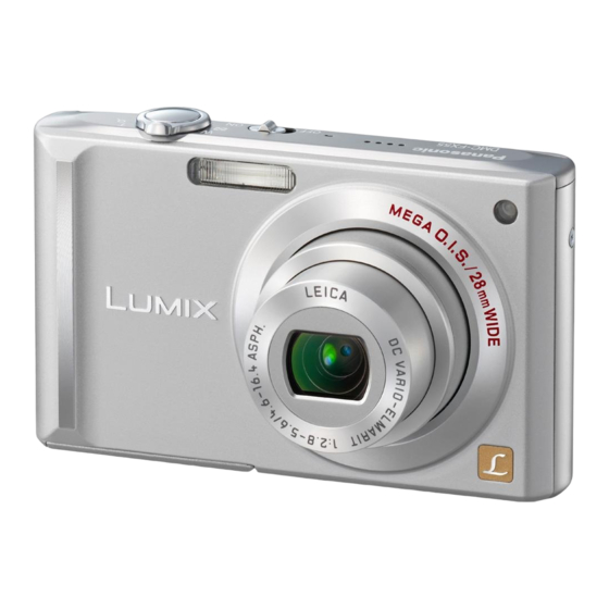 Panasonic Lumix DMC-FX55 Beknopte Gebruiksaanwijzing