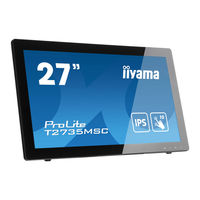 Iiyama ProLite T2735MSC Gebruikershandleiding