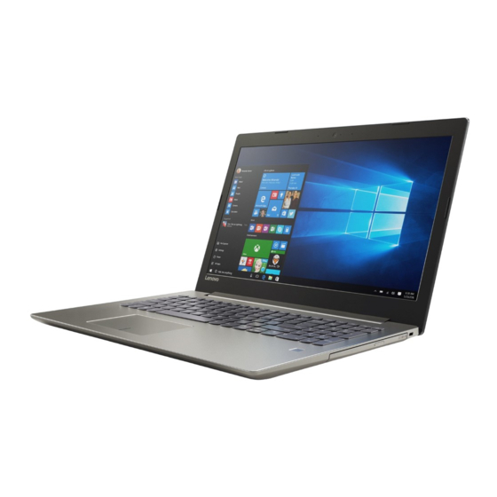 Lenovo ideapad 520-15IKB Gebruikershandleiding