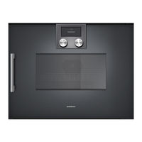 Gaggenau BMP 250/251 Gebruiksaanwijzing