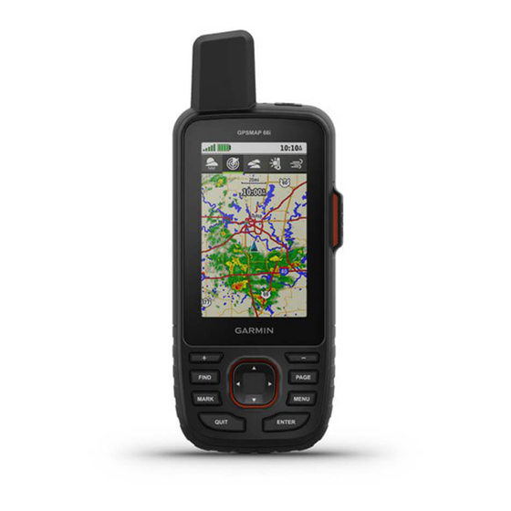 Garmin GPSMAP 66i Gebruikershandleiding