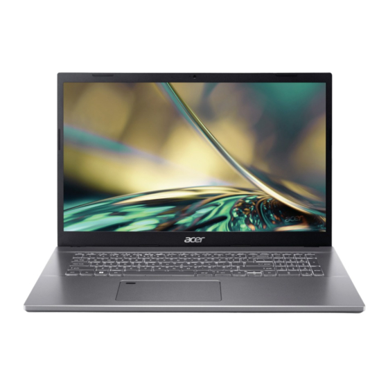 Acer Aspire 5 Gebruikershandleiding