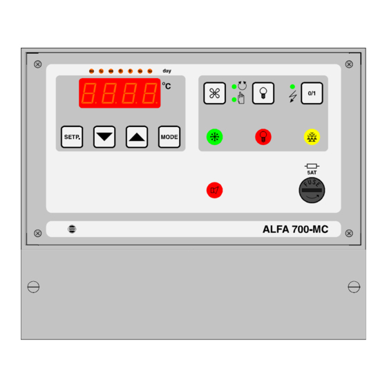 VDH ALFA 775 MC Gebruiksaanwijzing