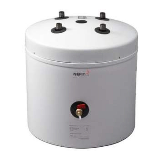 Nefit 50 LITER BUFFERVAT Installatie-Instructie