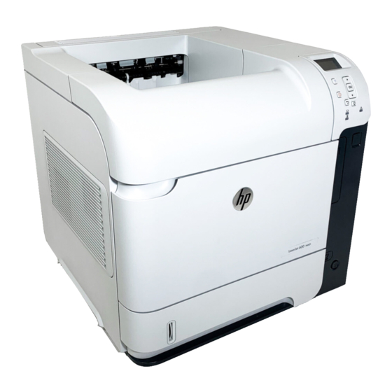 HP LaserJet Enterprise 600 M601 Gebruikershandleiding