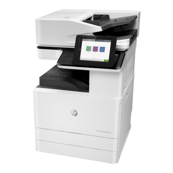 HP Color LaserJet Managed MFP E78323 Bedieningshandleiding