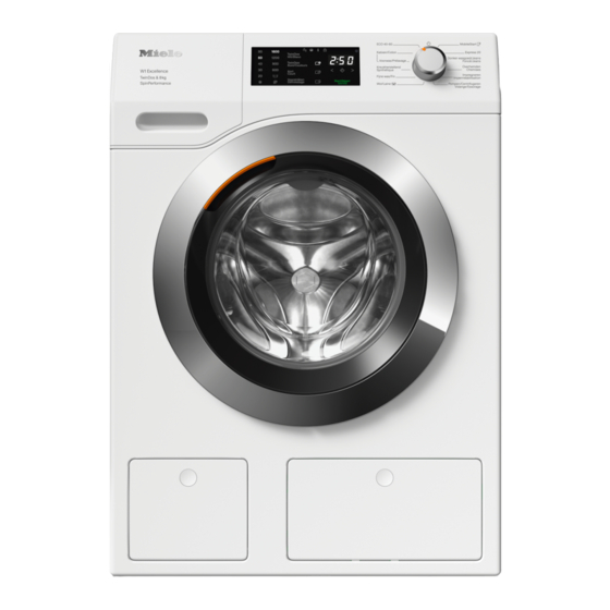 Miele WEF 674 WPS Gebruiksaanwijzing