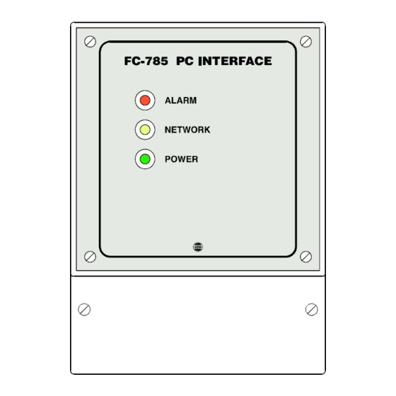 VDH FC785 PC-interface Gebruiksaanwijzing