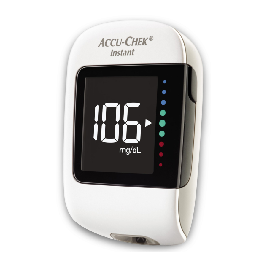 Accu-Chek Instant meter met foutmelding