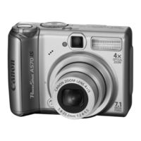 Canon PowerShot A570 IS Uitgebreide Gebruikershandleiding