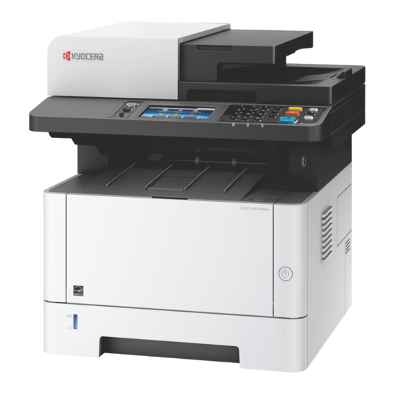 Kyocera ECOSYS M2735dw Gebruikershandleiding