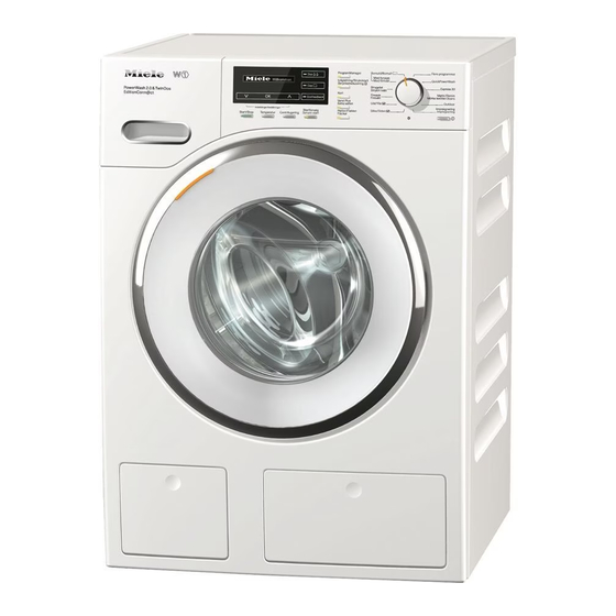 Miele WMH 721 WPS Gebruiksaanwijzing