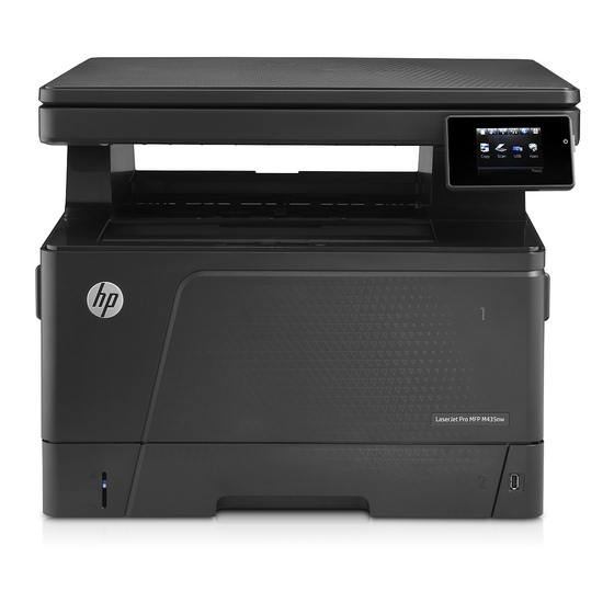 HP LaserJet PRO M435nw Gebruikershandleiding