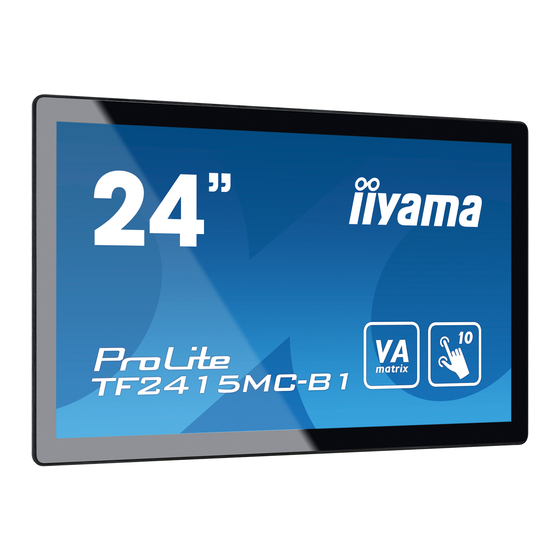 iiayma ProLite TF2415MC-B1 Gebruikershandleiding