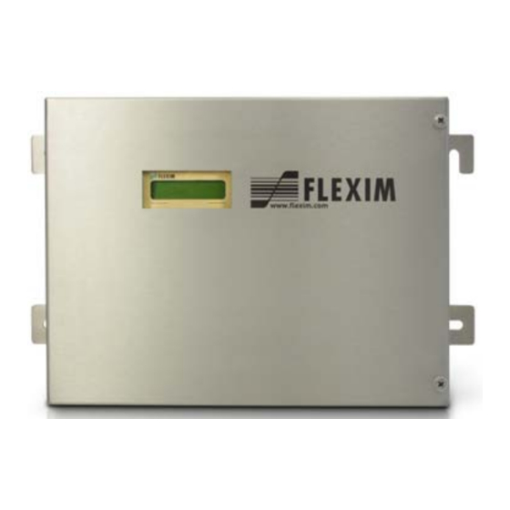 Flexim FLUXUS G704-NN Series Gebruiksaanwijzing