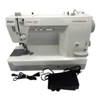 Pfaff GrandQuilter Hobby 1200 Gebruiksaanwijzing