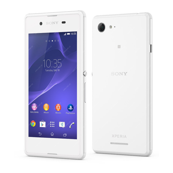 Sony Xperia E3 Gebruikershandleiding