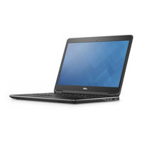 Dell Latitude E7440 Gebruiksaanwijzing