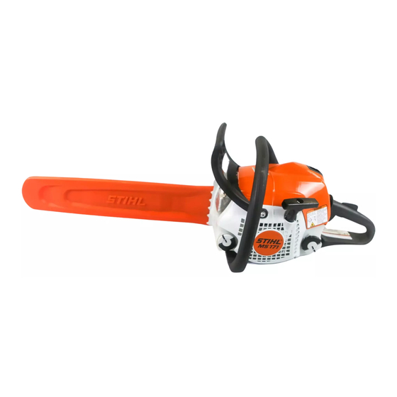 Stihl MS 171 Handleiding