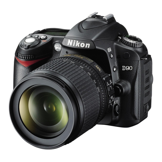 Nikon D90 Gebruikershandleiding