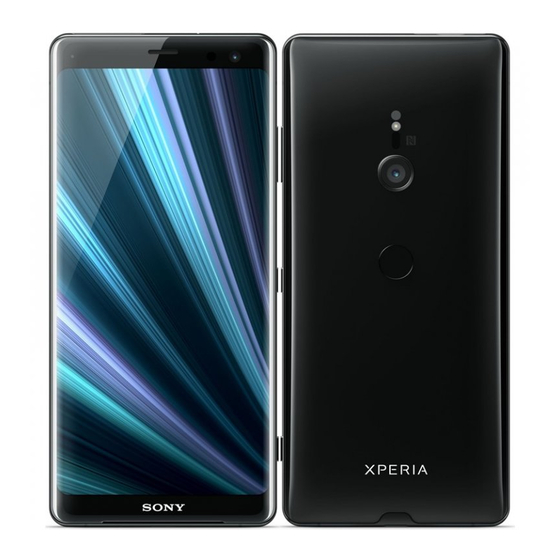 Sony Xperia XZ3 Gebruikershandleiding