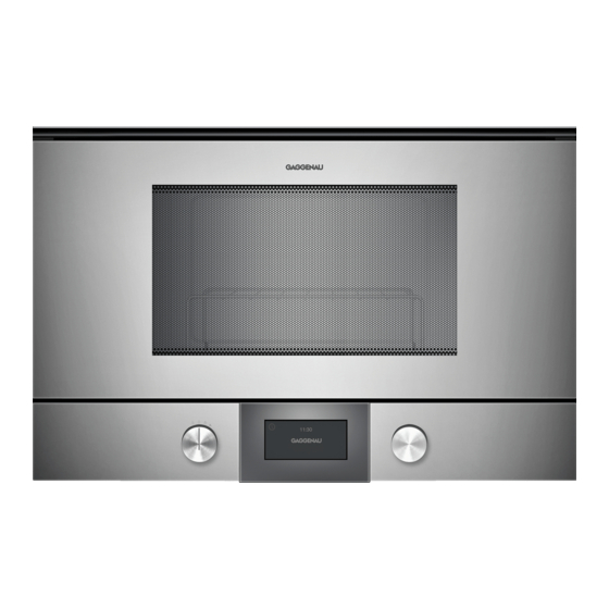 Gaggenau 224 Gebruiksaanwijzing