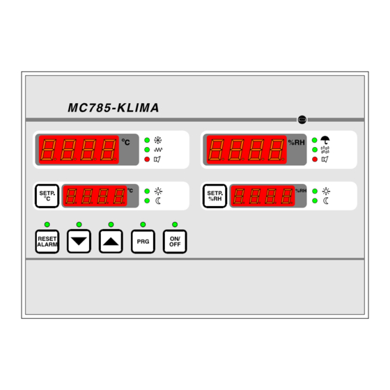 VDH MC 785 KLIMA INB SP Gebruiksaanwijzing