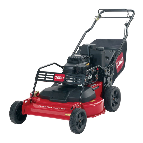 Toro TurfMaster 22207 Gebruikershandleiding