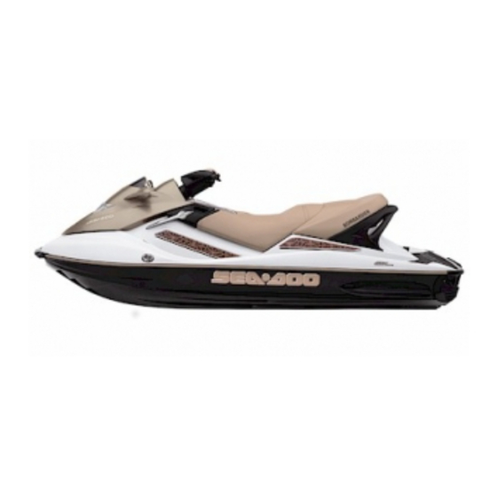 BRP Sea-doo RXP 4-TEC 2004 Gebruikershandleiding