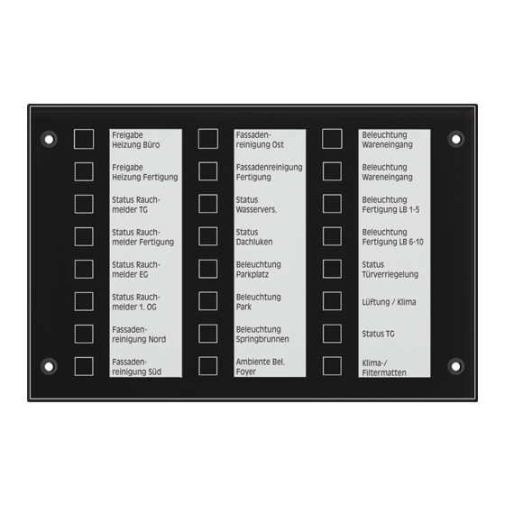 Jung KNX MBT 2424 Bedieningshandleiding