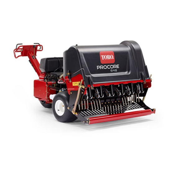 Toro ProCore 648 Gebruikershandleiding