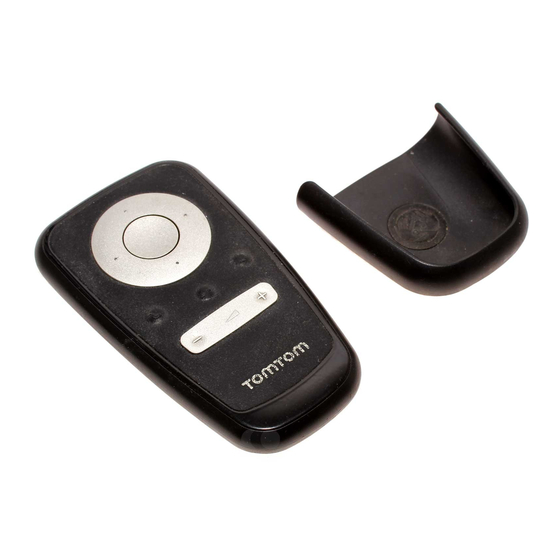 TomTom Remote control Handleiding