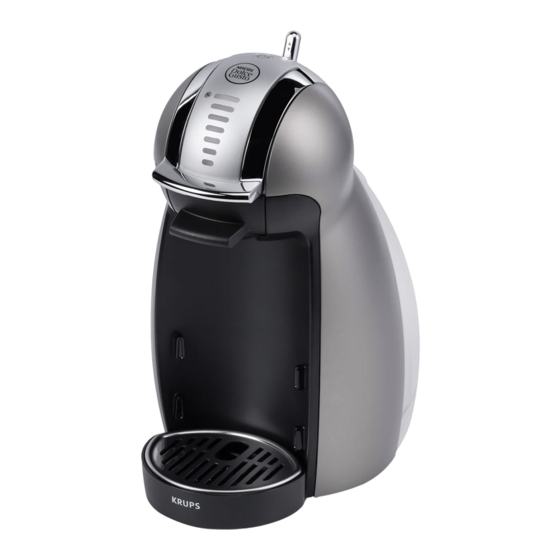 Nescafe Dolce Gusto GENIO Gebruikershandleiding