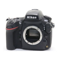 Nikon D800E Gebruikshandleiding