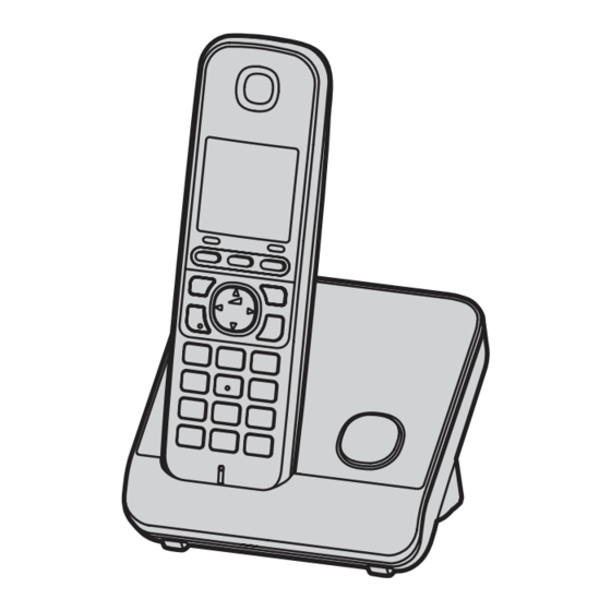 Panasonic KX-TG6711NL Gebruiksaanwijzing