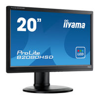 iiayma ProLite E2080HSD Gebruikershandleiding