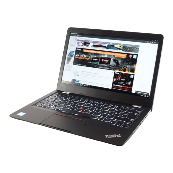 Lenovo ThinkPad 13 Gebruikershandleiding