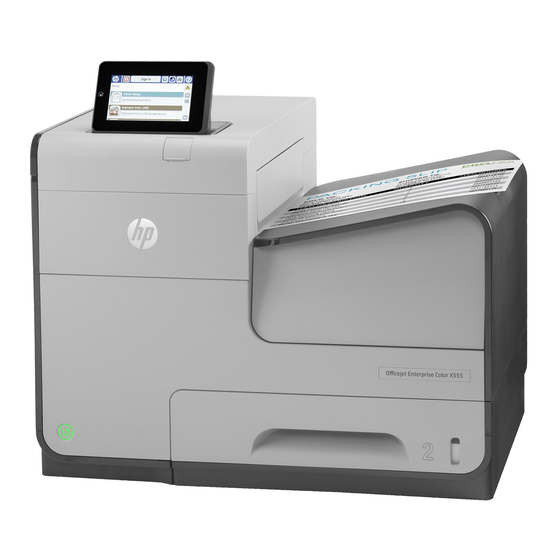 HP Officejet Enterprise Color X555 Gebruikershandleiding