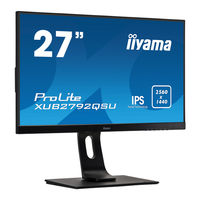 Iiyama PL2792Q Gebruikershandleiding