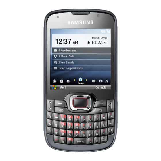 Samsung Omnia Pro GT-B7330 Gebruiksaanwijzing