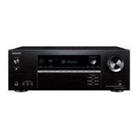 Onkyo TX-SR393DAB Gebruikershandleiding