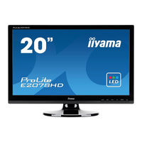 iiayma ProLite E2078HSD Gebruikershandleiding