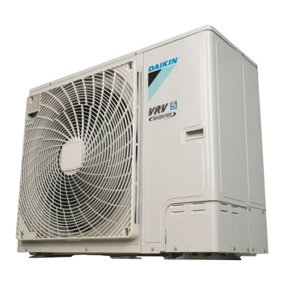 Daikin VRV 5-S RXYSA4A7V1B Uitgebreide Handleiding Voor De Installateur En De Gebruiker