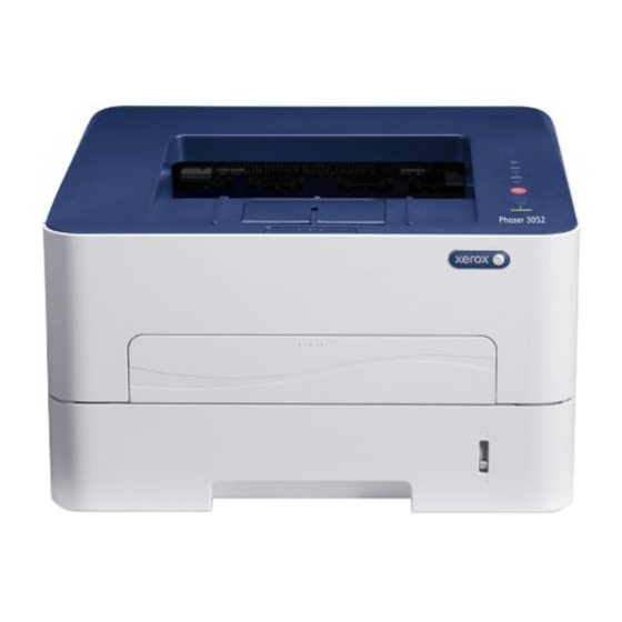 Xerox Phaser 3052NI Handleiding Voor De Gebruiker