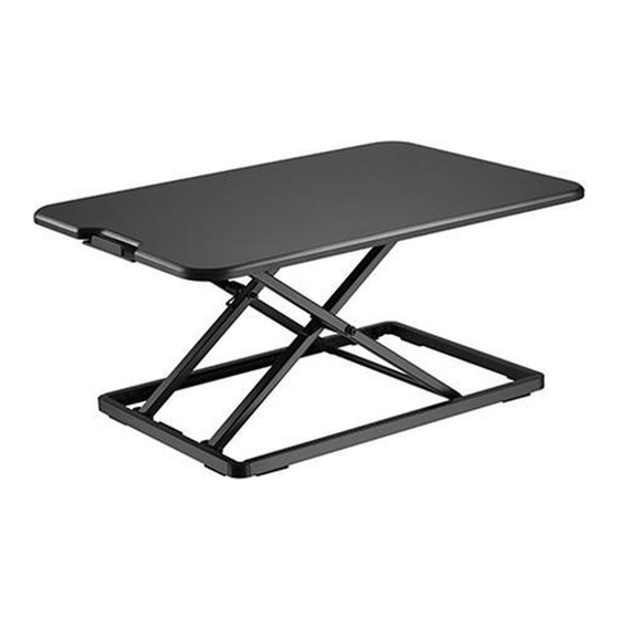 Worktrainer Ultra Slim Mini Desk Installatiehandleiding